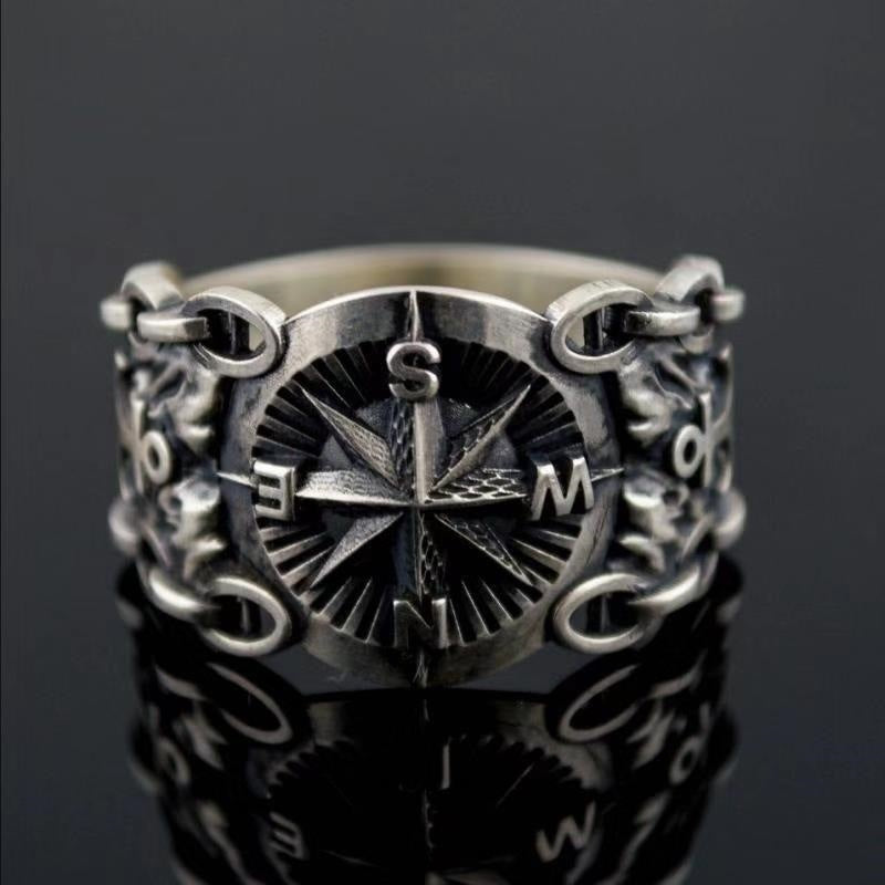 Men's Retro Cool Hip Hop Punk Ring