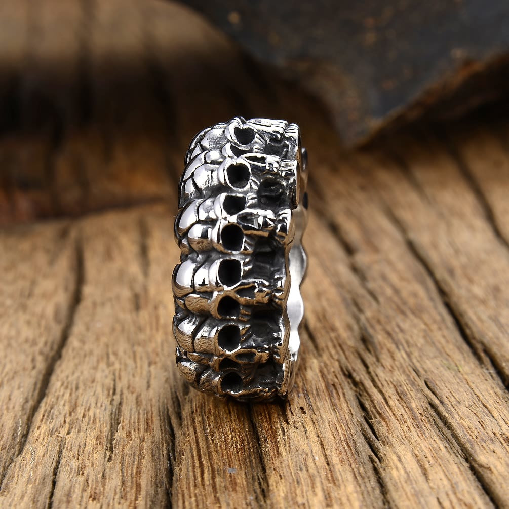 Men's Fashion Personality Punk Skull Shape Ring