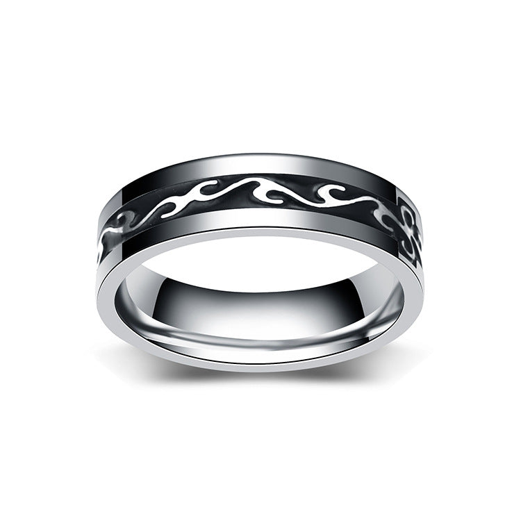 Men's Titanium Steel Vintage Ring