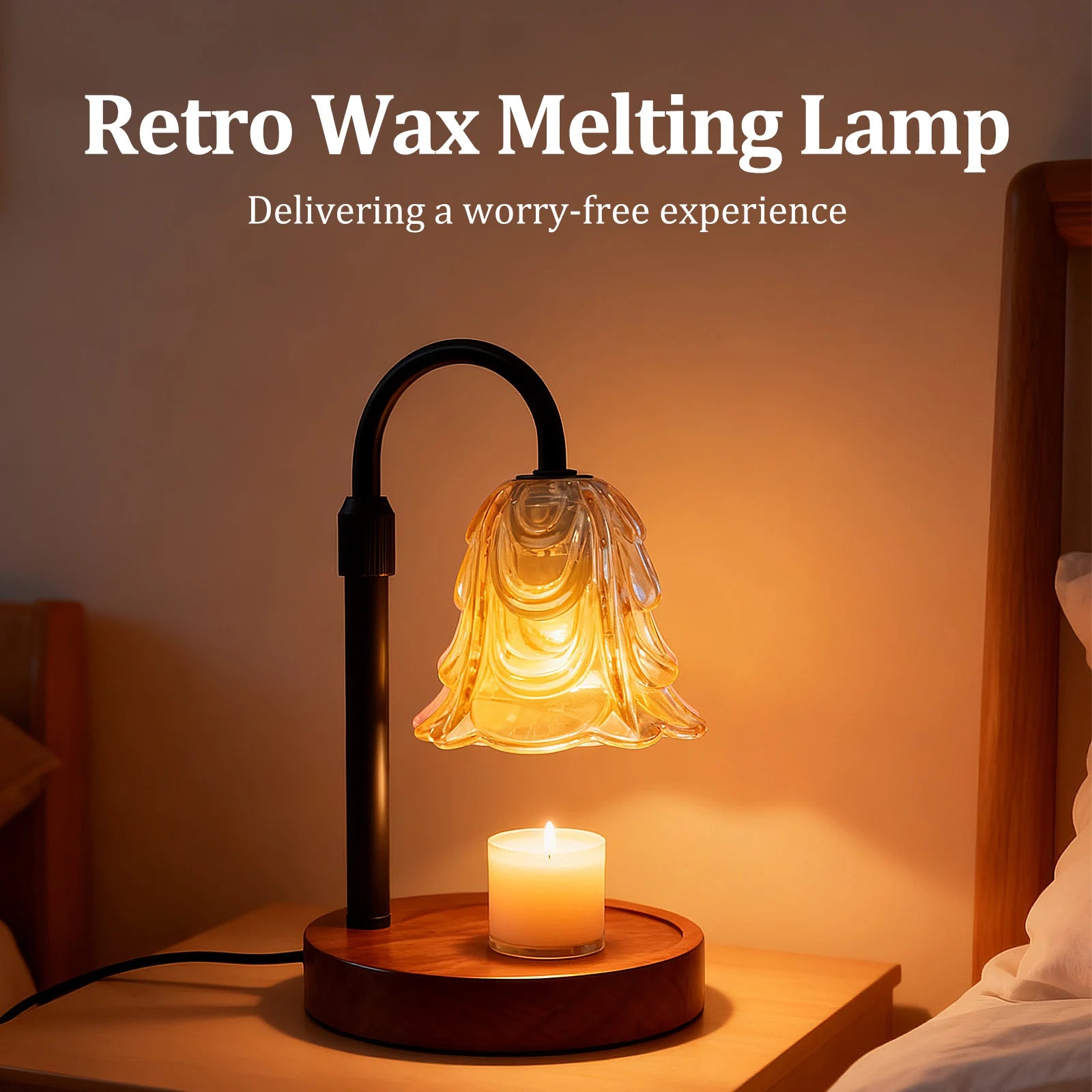Cozy Warm Glow LED Night Light – Soft Ambiance for Bedroom & Living Spaces