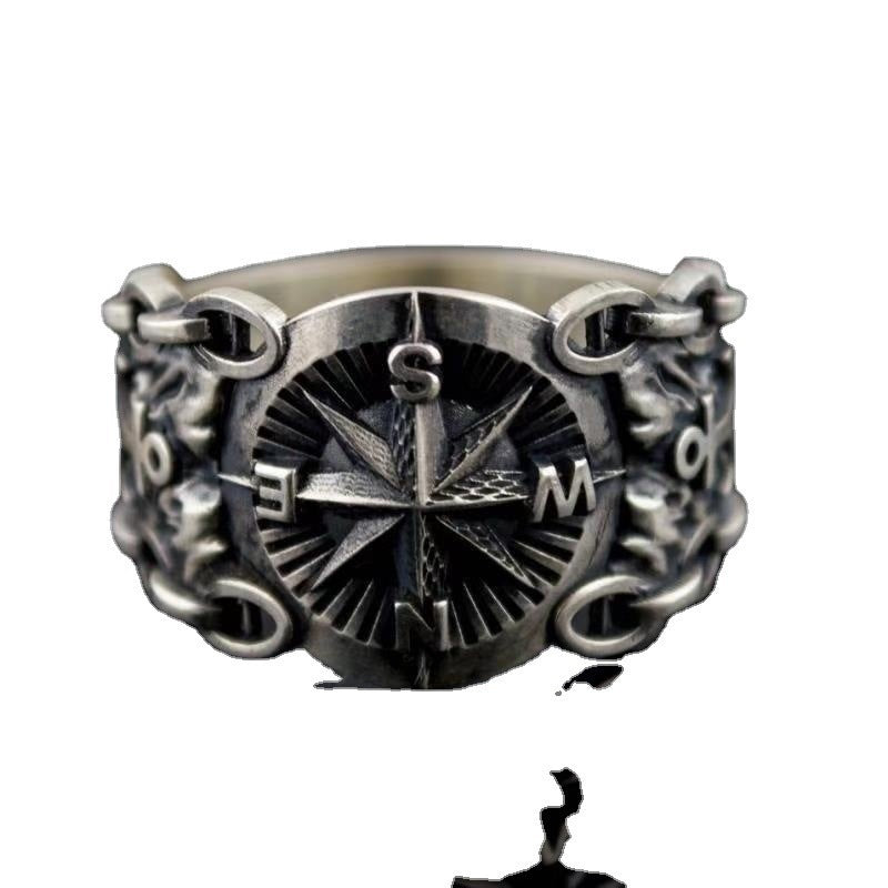 Men's Retro Cool Hip Hop Punk Ring