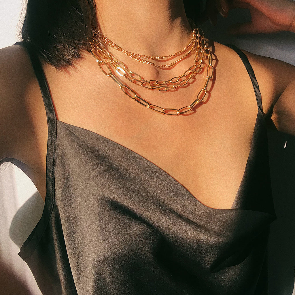 Punk multilayer necklace