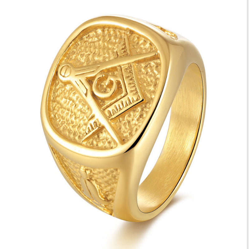 Men's Punk Style Jewelry Eye-catching Ring