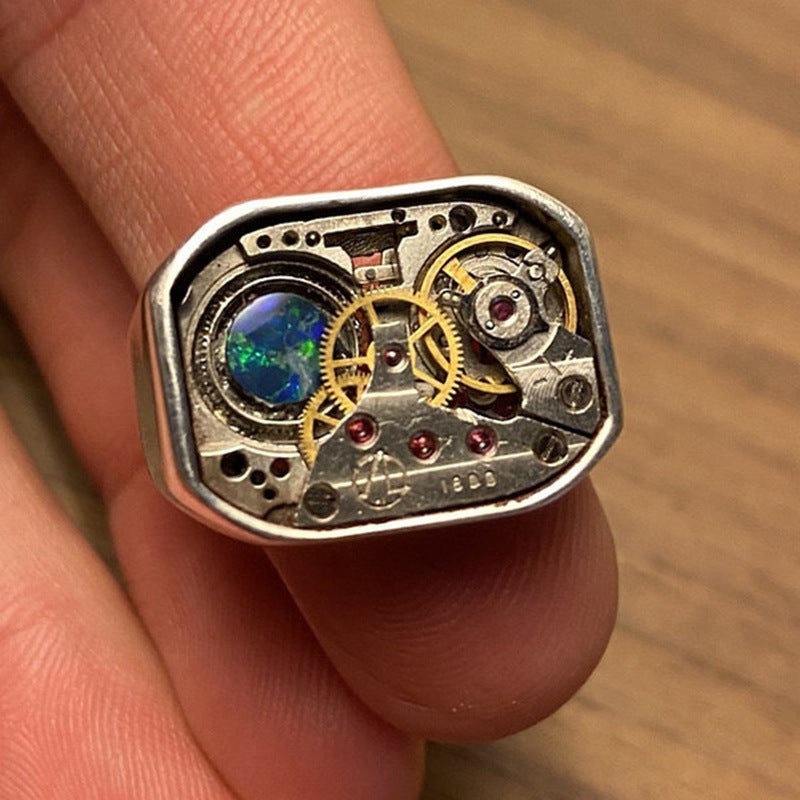 Creative Mechanical Punk Style Men's Ring