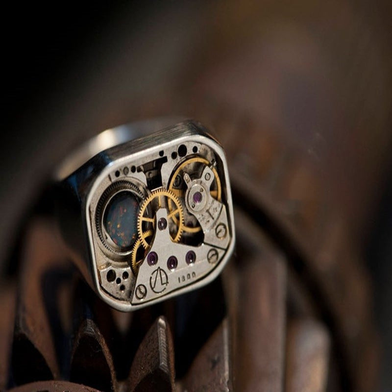 Creative Mechanical Punk Style Men's Ring