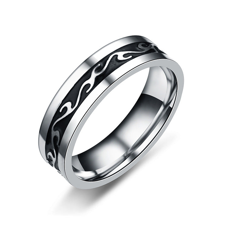 Men's Titanium Steel Vintage Ring
