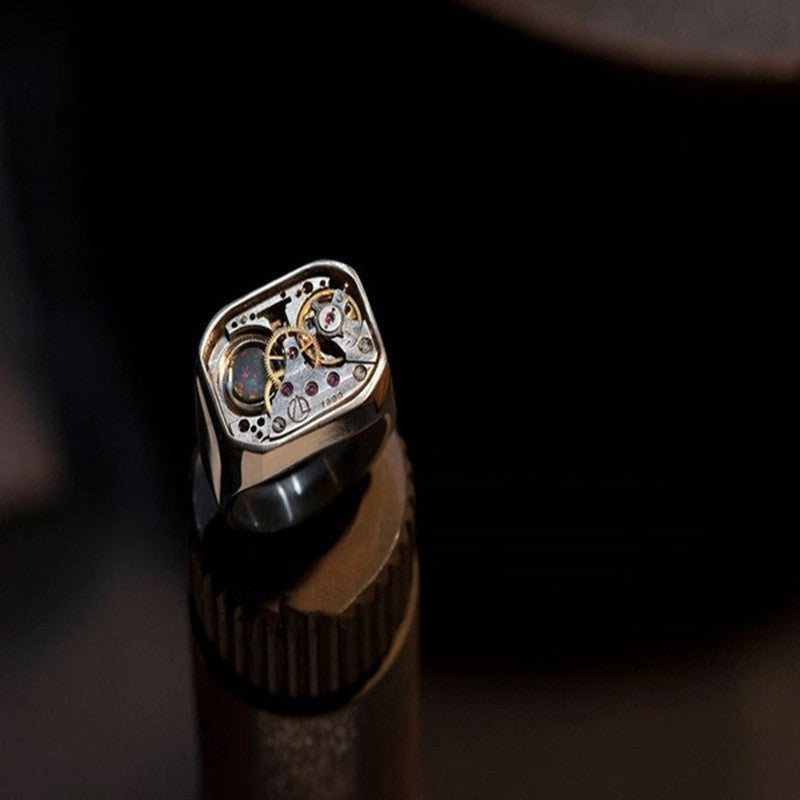 Creative Mechanical Punk Style Men's Ring