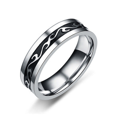 Men's Titanium Steel Vintage Ring