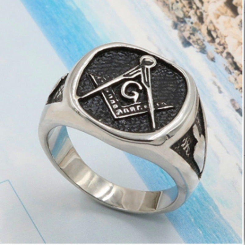 Men's Punk Style Jewelry Eye-catching Ring