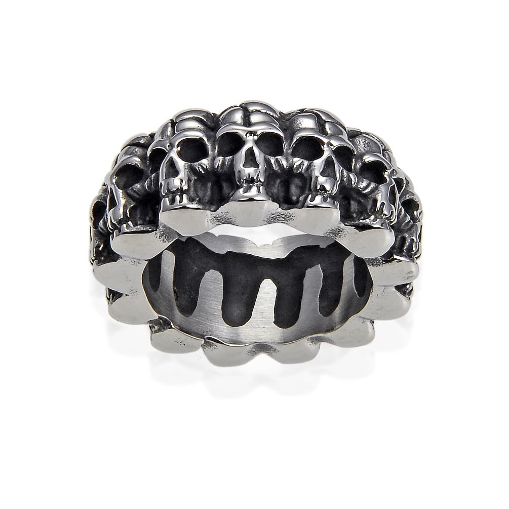 Men's Fashion Personality Punk Skull Shape Ring