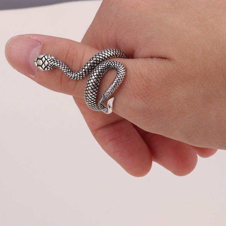 Snake Ring Snake-shaped Punk Style Jewelry